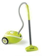 Hry na domácnosť - Upratovací vozík Clean Smoby s elektronickým vysávačom a 9 doplnkami zelený_2