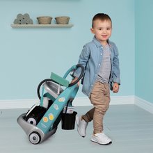 Hry na domácnosť - Set upratovací vozík s elektronickým vysávačom Cleaning Trolley Vacuum Cleaner Smoby a stôl KidTable s 2 stoličkami KidChair_3