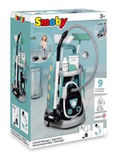 Centru de îngrijire pentru păpuși - Set căsuță pentru păpușă Large Doll's Play Center Natur D'Amour Baby Nurse Smoby și cărucior de curățenie cu maă de călcat și fier de călcat_29