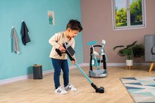 Giochi per le casalinghe - Carrello pulizie con folletto Rowenta Trolley+Vacuum Cleaner Smoby con scopa secchio e 10 accessori_2