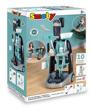 Giochi per le casalinghe - Carrello pulizie con folletto Rowenta Trolley+Vacuum Cleaner Smoby con scopa secchio e 10 accessori_5