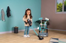Giochi per le casalinghe - Carrello pulizie con folletto Rowenta Trolley+Vacuum Cleaner Smoby con scopa secchio e 10 accessori_3