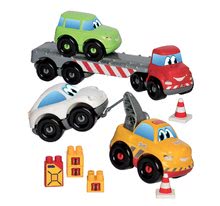 Otroške kocke Abrick - Kocke Avtomobili s tovornjakom Écoiffier z dodatki od 18 meseca_0