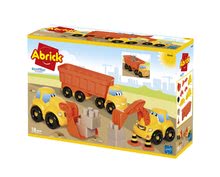 Otroške kocke Abrick - Kocke Delovni avtomobilčki Écoiffier z dodatki od 18 meseca_1