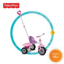 Tříkolky od 15 měsíců - Tříkolka Fisher-Price Glee smarTrike růžovo-fialová od 18 měsíců_0