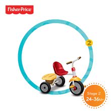 Triciclete de la 15 luni - Tricicletă Fisher-Price Glee smarTrike roșie-galbenă de la vârsta de 18 luni_1