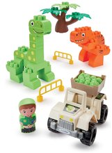 Jeux de construction Abrick - Construction Dino Park Abrick Écoiffier Avec une voiture et des animaux à partir de 18 mois_2