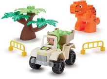 Cuburi de construit Abrick - Joc de construit cu dinozauri Dino Park Écoiffier cu figurine și vehicule de la 18 luni_0
