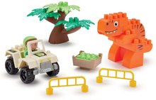 Otroške kocke Abrick - Kocke Dino Park Abrick Écoiffier z avtomobilčkom in živalcami od 18 mes_0