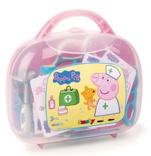 Lekárské vozíky pre deti - Lekársky kufrík Peppa Pig Smoby s 25 doplnkami_0