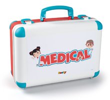 Chariots médicaux pour enfants - Valise médicale Smoby avec équipement technique avec 12 suppléments médicaux et un appareil_1