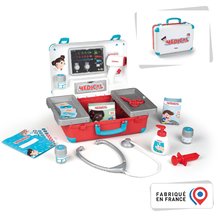 Carreli medici per bambini - Valigetta grande per il medico d'emergenza Medical Case Smoby con 12 accessori medici e schermo di controllo_1