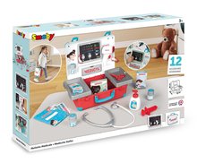 Carreli medici per bambini - Valigetta grande per il medico d'emergenza Medical Case Smoby con 12 accessori medici e schermo di controllo_3