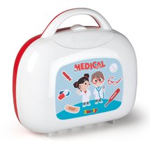 Cărucioare medicale pentru copii - Valiză medicală Vanity Doctor Smoby cu mâner ergonomic și 15 accesorii_3