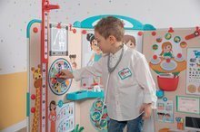 Lékařské vozíky pro děti - Set lékařská ordinace s anatomií lidského těla Doctor's Office Smoby s pacienty v čekárně_11
