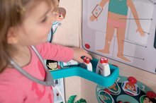 Lékařské vozíky pro děti - Set lékařská ordinace s anatomií lidského těla Doctor's Office Smoby s pacienty v čekárně_18