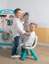 Lékařské vozíky pro děti - Set lékařská ordinace s anatomií lidského těla Doctor's Office Smoby se dvěma židlemi_21