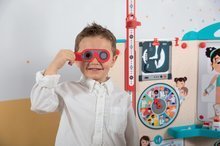 Lékařské vozíky pro děti - Set lékařská ordinace s anatomií lidského těla Doctor's Office Smoby se zvěrolékařským stolkem a pejskem_25