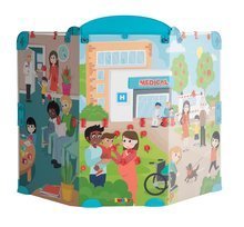 Školní tabule - Lékařská ordinace s anatomií lidského těla Doctor's Office Smoby oboustranná s rentgenem a zrakovým testem a 65 doplňků_26
