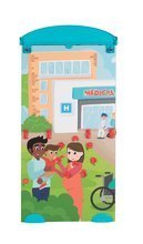 Školní tabule - Lékařská ordinace s anatomií lidského těla Doctor's Office Smoby oboustranná s rentgenem a zrakovým testem a 65 doplňků_27