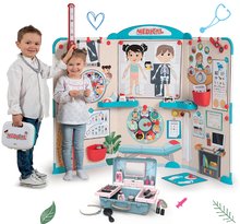 Set de consultorio médico con anatomía del cuerpo humano Doctor's Office Smoby con maletín de belleza - peluquería cosméticos y uñas