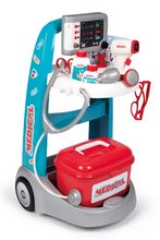 Domčeky pre bábiky sety - Set domček pre bábiku Large Doll's Play Center Natur D'Amour Baby Nurse Smoby a elektronický obchod Maxi Market s lekárskym vozíkom_30