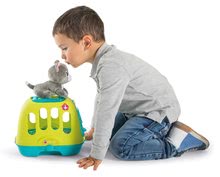 Lekárské vozíky pre deti - Veterinársky kufrík Veterinary Case Smoby s plyšovou mačičkou so 4 zvukmi a 10 doplnkov pre zvieratká_3