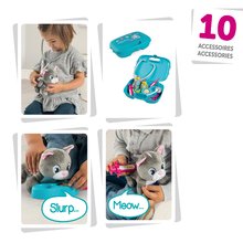 Bucătărie pentru copii seturi - Set bucătărie electronică cu mașină de spălat și masă de călcat Tefal Cleaning Kitchen 360° Smoby și magazin Bio Fresh Market cu valiză veterinară_29