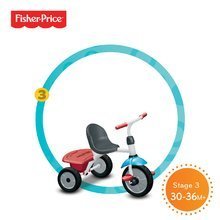 Triciclete de la 10 luni - Tricicletă smarTrike verde-roșie Fisher-Price Jolly Plus de la 12 luni_2