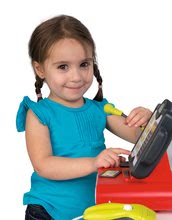 Negozi - Registratore di cassa Marchande Smoby elettronico con suono, bilancia, scanner e 25 accessori rosso_4