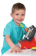 Negozi - Registratore di cassa Marchande Smoby elettronico con suono, bilancia, scanner e 25 accessori rosso_7