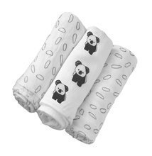 Bambusová zavinovačka Bamboo Black&White toTs-smarTrike Koala 3 kusy 100% bamboo hedvábí od 0 měsíců