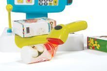 Supermarteturi pentru copii - Supermarket electronic Smoby cu cântar , casă de marcat cu butoane, produse alimentare și 41 accesorii turcoaz_0