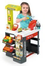 Szupermarketek gyerekeknek - Üzlet Szupermarket Smoby elektronikus mérleggel, pénztárgéppel, élelmiszerekkel és 41 kiegészítővel piros_4