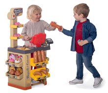 Läden für Kinder - Bäckerei mit Kuchen Baguette&Croissant Bakery Smoby mit elektronischer Kasse und Uhr und 26 Zubehörteilen_3