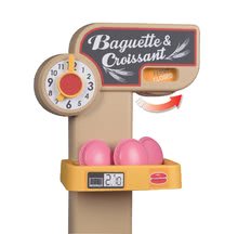 Seturi de supermarketuri pentru copii - Set brutărie cu prăjituri Baguette&Croissant Bakery Smoby cu casă de marcat electronică și bucătărie care se poate înălța cu apă curgătoare Tefal Evolutive Grand Chef_1