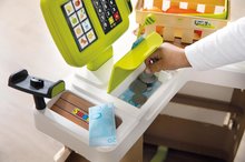 Trgovine za otroke - Trgovina Sadje-Zelenjava Organic Fresh Market Smoby z dozirnikom za kosmiče in elektronskim skenerjem ter 43 dodatki_10