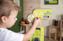 Obchody pro děti - Obchod Ovoce-Zelenina Organic Fresh Market Smoby s dávkovačem cereálií a elektronický skener s 43 doplňky_15