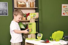 Obchody pre deti - Obchod Ovocie-Zelenina Organic Fresh Market Smoby s dávkovačom cereálií a elektronický skener s 43 doplnkami_33