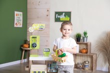 Trgovine za otroke - Trgovina Sadje-Zelenjava Organic Fresh Market Smoby z dozirnikom za kosmiče in elektronskim skenerjem ter 43 dodatki_31