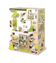 Trgovine za otroke - Trgovina Sadje-Zelenjava Organic Fresh Market Smoby z dozirnikom za kosmiče in elektronskim skenerjem ter 43 dodatki_32