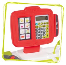 Obchody pro děti - Obchod se smíšeným zbožím Maxi Market Smoby s elektronickou pokladnou a skenerem chladničkou s 50 doplňky_1