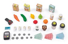 Kinderladen-Sets - Set Laden Bio Obst Gemüse Organic Fresh Market Smoby und eine Zeichenbank mit magnetischen Buchstaben und Zahlen SM350233-6_3