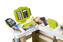 Kinderladen-Sets - Set Laden Bio Obst Gemüse Organic Fresh Market Smoby und eine elektronische Küche mit Waffeleisen, Mixer, Kaffeemaschine und Lebensmitteln SM350233-1_9