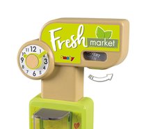 Obchody pre deti sety - Set obchod Bio Ovocie-Zelenina Organic Fresh Market Smoby a trenažér V8 elektronický s 2 autíčkami_6
