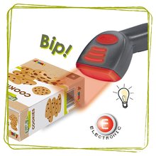 Szupermarketek gyerekeknek - Bolt Bio gyümölcsökkel-zöldségekkel Organic Fresh Market Smoby müzli adagolóval és elektronikus szkennerrel 43 kiegészitővel_3