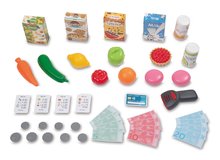 Spielküchensets - Set elektronische Küche mit Waschmaschine und Bügelbrett Tefal Cleaning Kitchen 360° Smoby und ein elektronisches Geschäft mit einem Einkaufswagen und Lebensmitteln SM311050-17_0