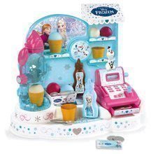Zmrzlinárna Frozen Smoby s koláči, pokladnou a 22 doplňky třpytivá