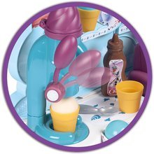 Supermarteturi pentru copii - Gelaterie Frozen Smoby cu cozonaci, casă de marcat şi 22 de accesorii sclipitoroare_0