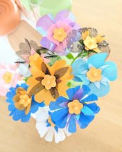 Obchody pre deti - Kvetinárstvo s vlastnou výrobou kvetov Flower Market Smoby z rôznych textilných lupienkov 104 doplnkov_25